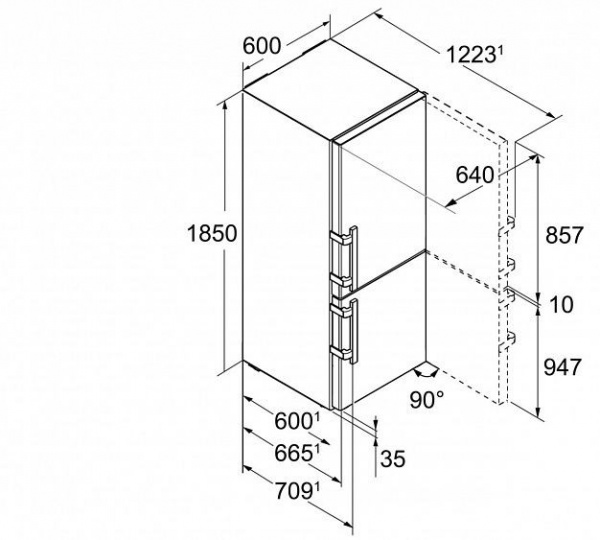 Холодильник LIEBHERR SBNes 4285