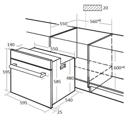 Духовой шкаф KUPPERSBERG HFZ 691 BX купить с доставкой по Москве и Московской области в интернет-магазине ТехноВегас