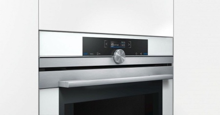Духовой шкаф SIEMENS CM633GBW1 белый купить с доставкой по Москве и Московской области в интернет-магазине ТехноВегас