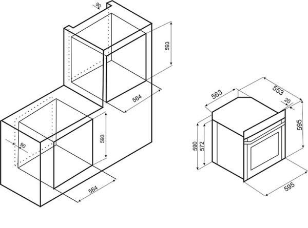 Электрический духовой шкаф EXITEQ cko-890 dgf купить с доставкой по Москве и Московской области в интернет-магазине ТехноВегас