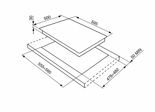Варочная панель SMEG SRV864AVOGH2 купить с доставкой по Москве и Московской области в интернет-магазине ТехноВегас
