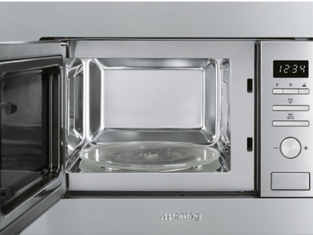 Микроволновая печь SMEG FMI020X купить с доставкой по Москве и Московской области в интернет-магазине ТехноВегас