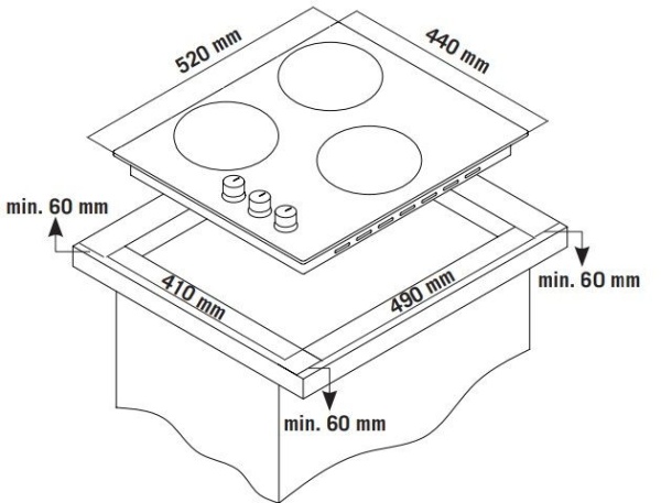 Варочная панель ZIGMUND & SHTAIN GN 238.451 W купить с доставкой по Москве и Московской области в интернет-магазине ТехноВегас