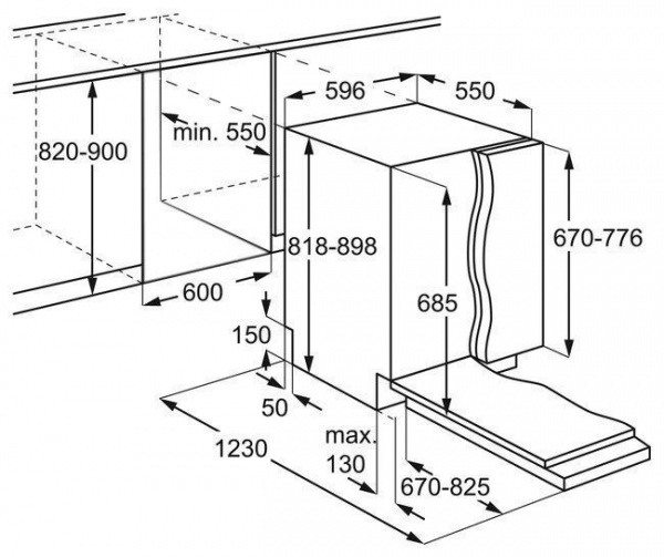 Посудомоечная машина AEG F SK93705 P