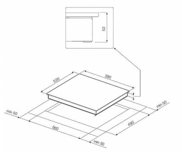 Встраиваемая электрическая варочная панель Graude EK 60.2 E