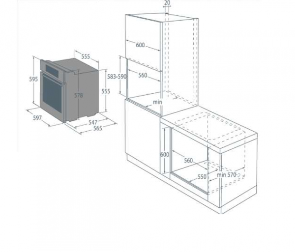 Духовой шкаф GORENJE gp 896 b