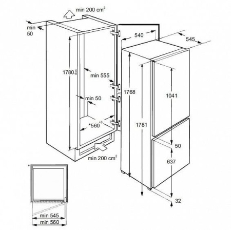Холодильник LEX RBI 275.21 DF купить с доставкой по Москве и Московской области в интернет-магазине ТехноВегас