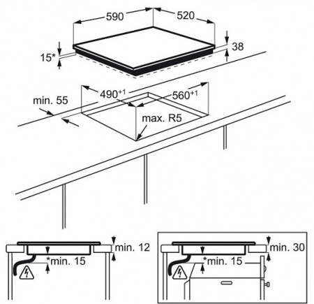 Поверхность ELECTROLUX  ehf96547sw купить с доставкой по Москве и Московской области в интернет-магазине ТехноВегас