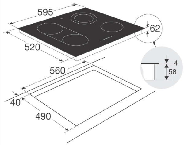 Поверхность ASKO HCL634G купить с доставкой по Москве и Московской области в интернет-магазине ТехноВегас