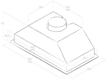 Вытяжка ELICA ERA C WH/A/52 купить с доставкой по Москве и Московской области в интернет-магазине ТехноВегас