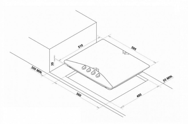 Поверхность ZIGMUND & SHTAIN gn 04.61 x купить с доставкой по Москве и Московской области в интернет-магазине ТехноВегас