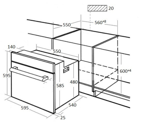 Духовой шкаф KUPPERSBERG SB 691 W купить с доставкой по Москве и Московской области в интернет-магазине ТехноВегас