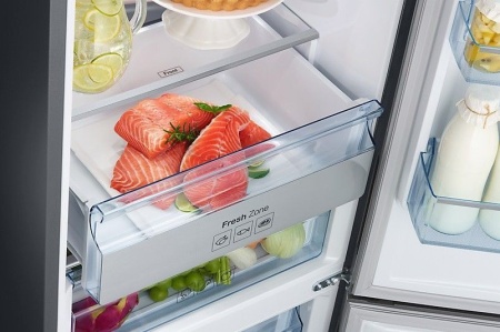 Холодильник Samsung RB34K6032SS нержавеющая сталь купить с доставкой по Москве и Московской области в интернет-магазине ТехноВегас