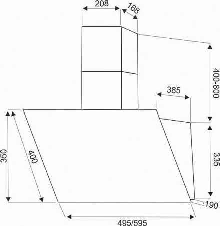 Вытяжка EXITEQ EX-1156 black купить с доставкой по Москве и Московской области в интернет-магазине ТехноВегас