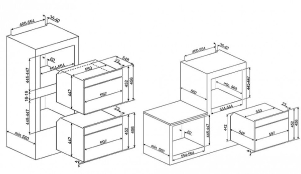 Духовой шкаф Smeg SF 4603 VCNR купить с доставкой по Москве и Московской области в интернет-магазине ТехноВегас