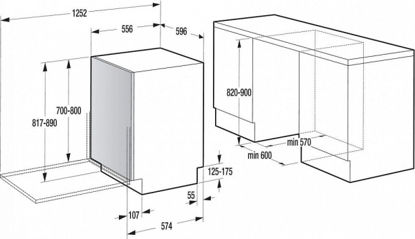 Встраиваемая посудомоечная машина Gorenje GDV670SD купить с доставкой по Москве и Московской области в интернет-магазине ТехноВегас