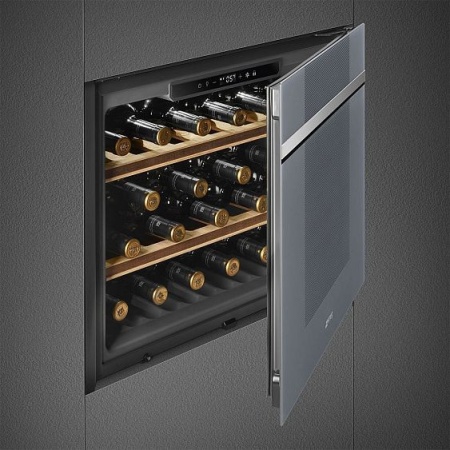 Винный шкаф SMEG CVI121S3 купить с доставкой по Москве и Московской области в интернет-магазине ТехноВегас