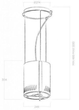 Вытяжка ELICA NAKED URBAN ZINC/F/25 купить с доставкой по Москве и Московской области в интернет-магазине ТехноВегас