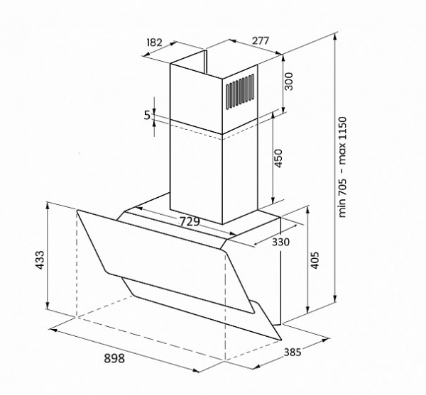Вытяжка KUPPERSBERG F 930 W