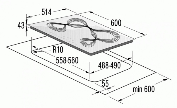 Поверхность GORENJE it 641 kr купить с доставкой по Москве и Московской области в интернет-магазине ТехноВегас