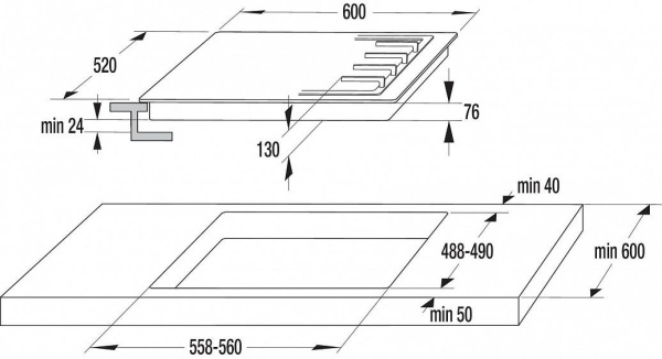 Газовая панель Gorenje G641AX купить с доставкой по Москве и Московской области в интернет-магазине ТехноВегас