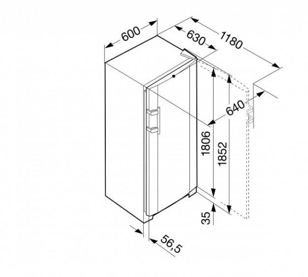 Холодильник Liebherr SK 4240 купить с доставкой по Москве и Московской области в интернет-магазине ТехноВегас