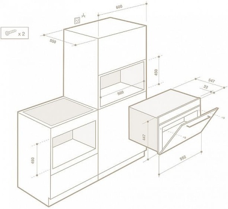 Духовой шкаф DE DIETRICH dom 1195 w купить с доставкой по Москве и Московской области в интернет-магазине ТехноВегас