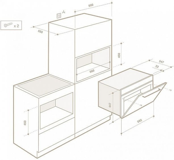 Духовой шкаф DE DIETRICH dom 1195 w