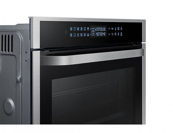 Духовой шкаф Samsung Dual Cook NV75N7546RS нержавеющая сталь купить с доставкой по Москве и Московской области в интернет-магазине ТехноВегас