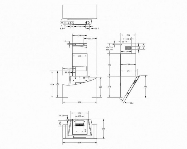 Вытяжка HAIER HVX-W692GW