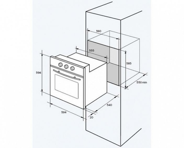 Электрический духовой шкаф DELONGHI cm 9 x купить с доставкой по Москве и Московской области в интернет-магазине ТехноВегас