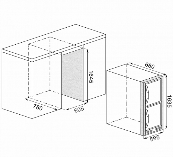 Винный шкаф WINE CRAFT SC-126BZ Grand Cru купить с доставкой по Москве и Московской области в интернет-магазине ТехноВегас