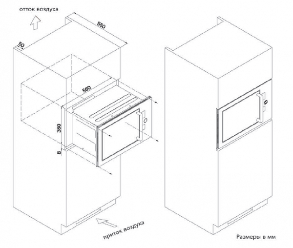 Микроволновая печь ZIGMUND & SHTAIN bmo 11.252 b купить с доставкой по Москве и Московской области в интернет-магазине ТехноВегас