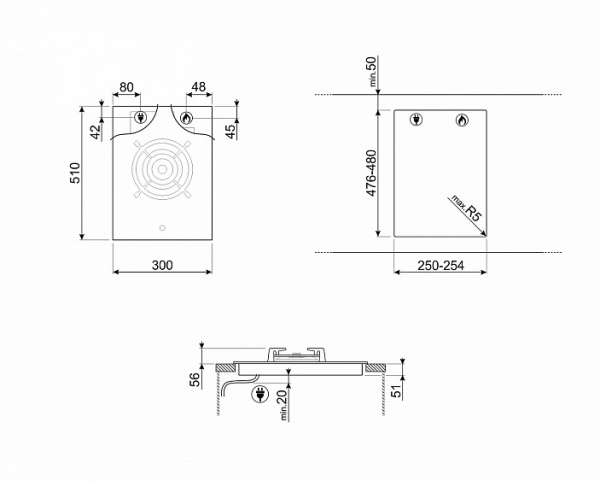 Газовая поверхность SMEG PV331CN купить с доставкой по Москве и Московской области в интернет-магазине ТехноВегас