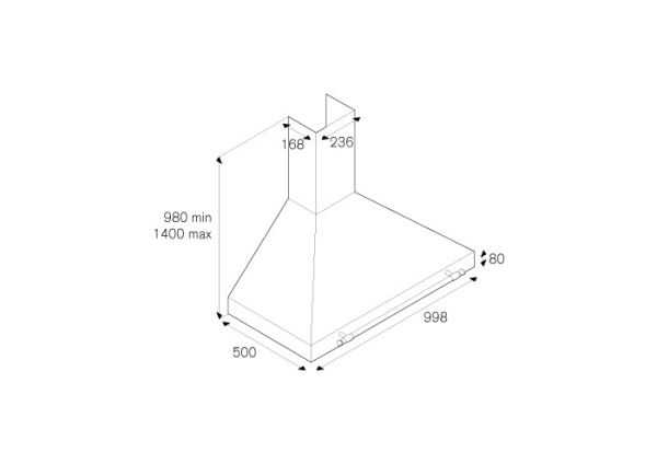 Вытяжка BERTAZZONI K100HERCRA
