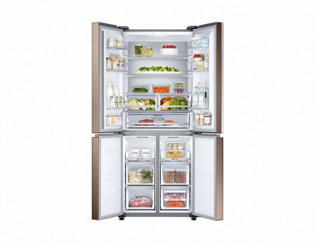 Холодильник Samsung RF50K5960DP бронзовый купить с доставкой по Москве и Московской области в интернет-магазине ТехноВегас