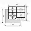 Газовая панель Lex GVG 640-1 bl купить с доставкой по Москве и Московской области в интернет-магазине ТехноВегас
