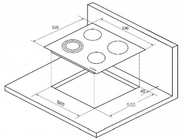 Поверхность KUPPERSBERG ECS 623