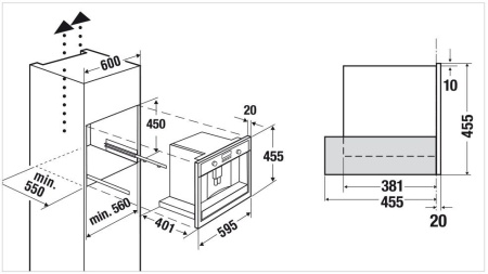 Встраиваемая кофемашина Kuppersbusch CKV6550.0G купить с доставкой по Москве и Московской области в интернет-магазине ТехноВегас