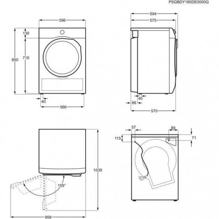 Сушильная машина Electrolux EW6C527PP купить с доставкой по Москве и Московской области в интернет-магазине ТехноВегас