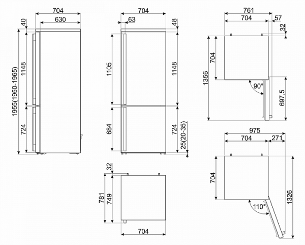 Холодильник SMEG FA490RX купить с доставкой по Москве и Московской области в интернет-магазине ТехноВегас