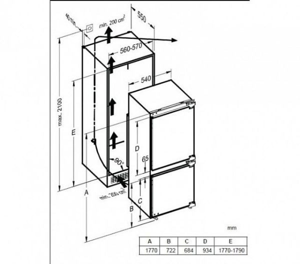 Холодильник SCHAUB LORENZ SLU E235W4 купить с доставкой по Москве и Московской области в интернет-магазине ТехноВегас