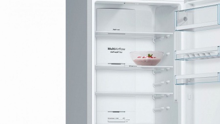 Холодильник Bosch KGN39ML3B серебристый купить с доставкой по Москве и Московской области в интернет-магазине ТехноВегас