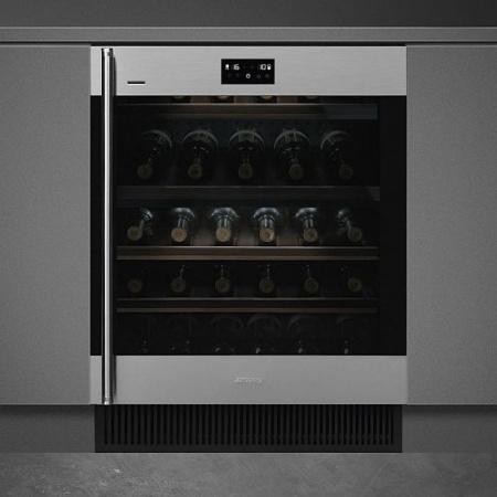 Встраиваемый винный шкаф SMEG CVI338RX3 купить с доставкой по Москве и Московской области в интернет-магазине ТехноВегас