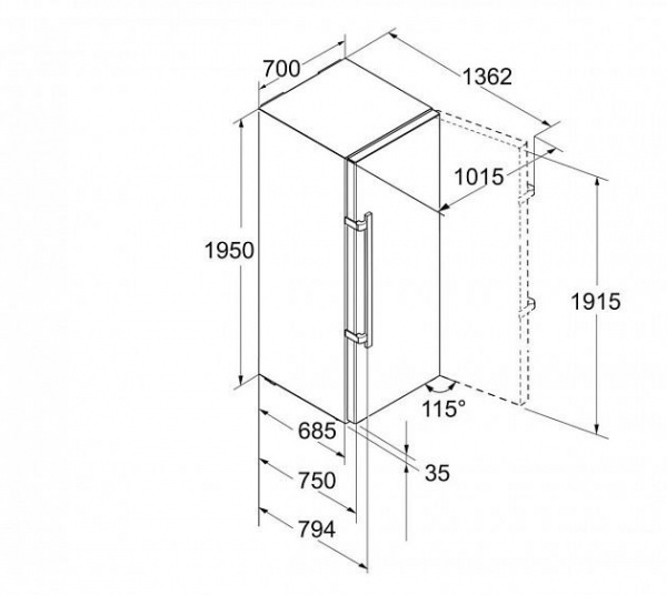Морозильник Liebherr GN 5215