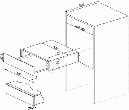 Подогреватель посуды SMEG CPR815A купить с доставкой по Москве и Московской области в интернет-магазине ТехноВегас