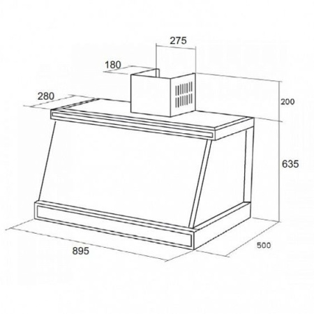 Вытяжка KUPPERSBERG T 969 W Silver купить с доставкой по Москве и Московской области в интернет-магазине ТехноВегас