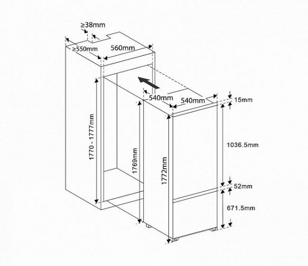 Холодильник EXITEQ EXR-101 купить с доставкой по Москве и Московской области в интернет-магазине ТехноВегас