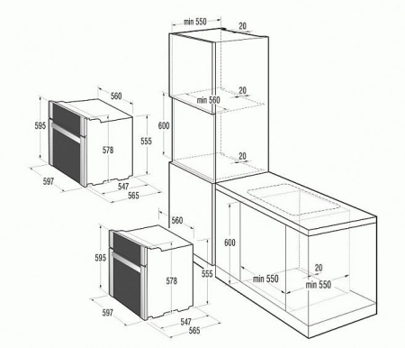Духовой шкаф GORENJE bop 7558 ax купить с доставкой по Москве и Московской области в интернет-магазине ТехноВегас