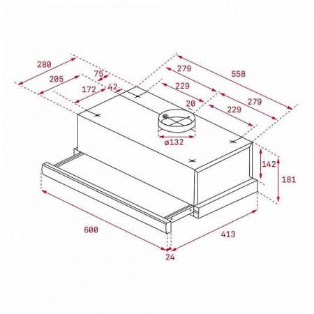 Вытяжка TEKA TL 6310 чёрная (40474252) купить с доставкой по Москве и Московской области в интернет-магазине ТехноВегас